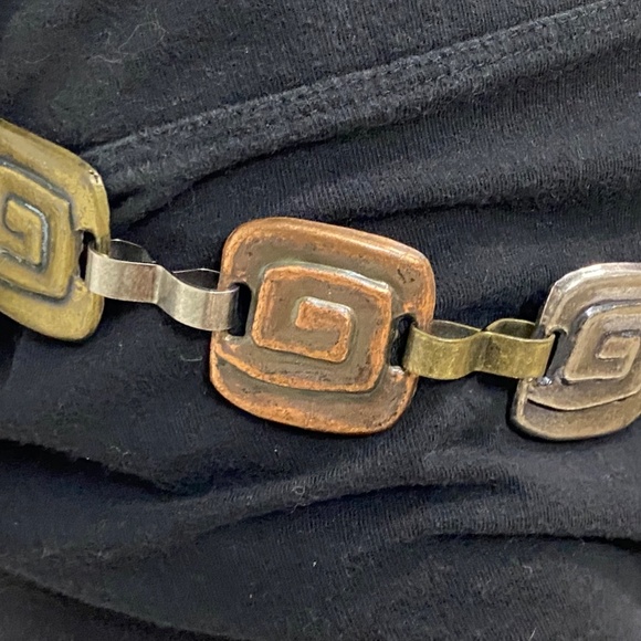 Tri-Color Metal Belt - Picture 2 of 5